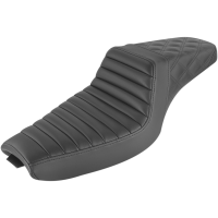 (image for) Saddlemen Step-Up™ Seat - Black, Front TR, rear LS