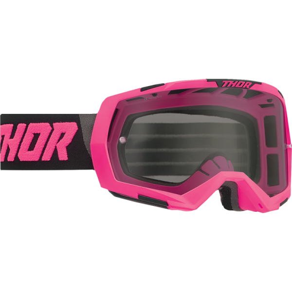 (image for) Thor Regiment Goggles - Flo Pink/Black (Smoke Lens)