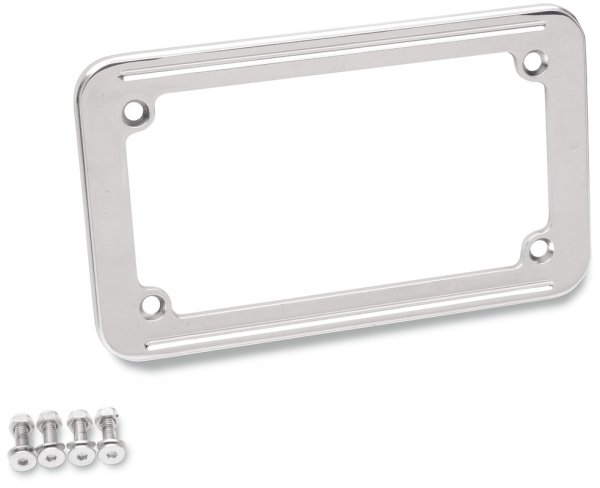 Drag Specialties Chrome License Plate Frame