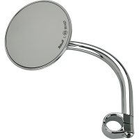 (image for) Round Utility Mirror, Chrome for 7/8" bars