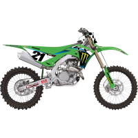 (image for) D'Cor Visuals Complete Graphics Kit - 25 Monster Energy, black background