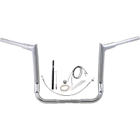 (image for) Fat Baggers Pointed Top EZ Install Handlebar 14" Chrome