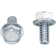 (image for) M6 x 12 10 mm hex-head flange bolts