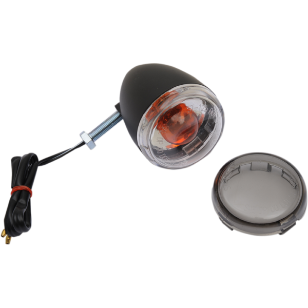 (image for) Drag Specialties Rear Turn Signal Smoke Black 1157