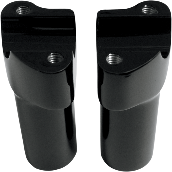 (image for) Riser/Clamp Kit 1" Dia Gloss Black 4"