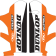 (image for) Factory Effex Sponsor Logo Lower Fork Guard Graphics - KTM EXC/SX/XC 08-14