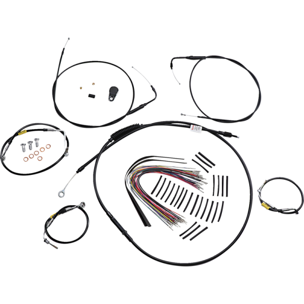 (image for) Ape Hanger Install Kit - Black Vinyl