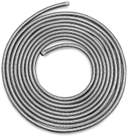 (image for) Stainless Steel Braided Hose, 1/4" ID, 25' Length