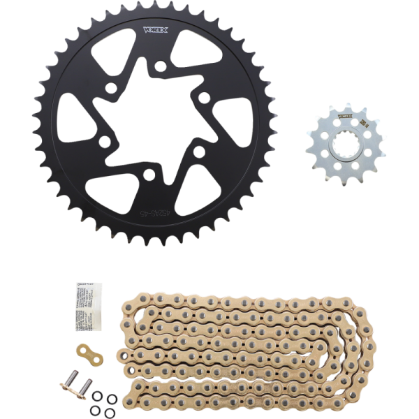 (image for) Vortex Chain Kit - Gold - Kawasaki ZX636 Ninja / ZX-6R 19-23