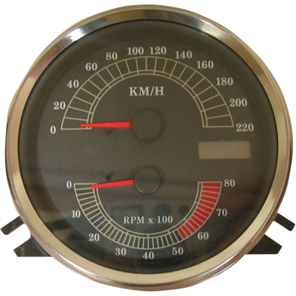 Drag Specialties Electronic Speedometer/Tachometer