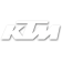 (image for) Die-Cut Sticker - KTM, white