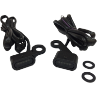 (image for) LED Handlebar Marker Lights Black/Smoke