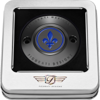 (image for) Timing Cover Black w/ blue fleur-de-lis