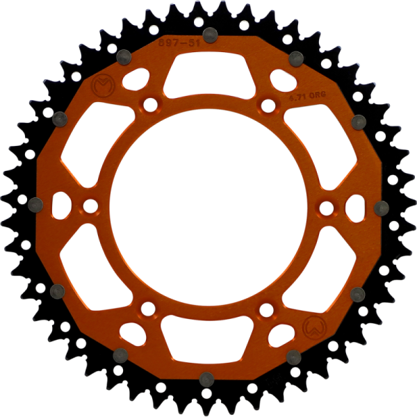 (image for) Moose Racing Moose Offroad Dual Sprocket - 51T Orange