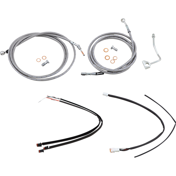 (image for) Ape Hanger Install Kit - Stainless Steel