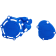 (image for) Acerbis X-Power Engine Cover Kit - YZ blue