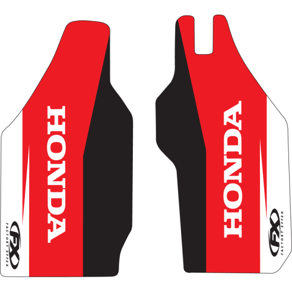 (image for) Factory Effex Lower Fork Guard Graphics - Honda CR125R-500R, CRF250R/450R 90-18