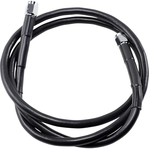 (image for) Drag Specialties Black Vinyl-Coated Stainless Steel Brake Line 45"