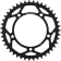 (image for) Supersprox Rear Sprocket - 43T Steel/Black