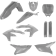 (image for) Acerbis Replacement Full Kit - Gray