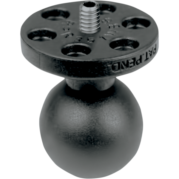 (image for) RAM MOUNT 1" dia. rubber ball w/ a round base and 1/4"-20 camera thread