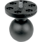 (image for) 1" dia. rubber ball w/ a round base and 1/4"-20 camera thread
