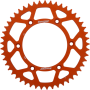 (image for) Aluminum/orange Rear Sprocket - 49T
