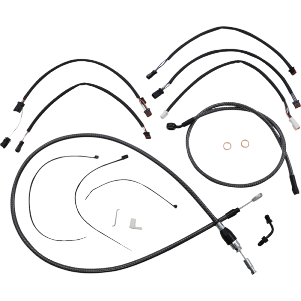 (image for) Karbonfibr Designer DOT Handlebar Installation Kit, 15"-17" Apes