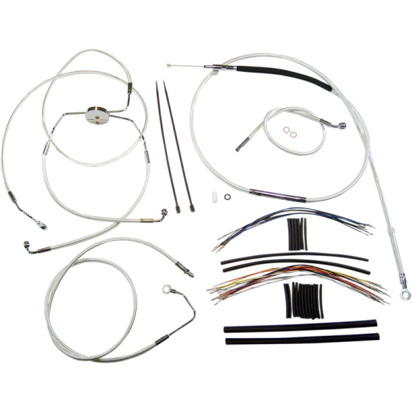 (image for) MAGNUM Sterling Chromite Handlebar Installation Kit (12"-14" Apes)