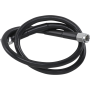 (image for) Black Vinyl-Coated Stainless Steel Brake Line 25"