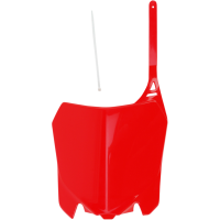 (image for) UFO Front Number Plate - 00-22 CR red