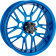 (image for) Arlen Ness Forged Billet Front/Rear Rim, 18" x 5.5", Split-Spoke Blue