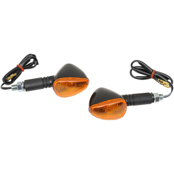 (image for) K&S TECHNOLOGIES Compact Flexible Marker Light - Black/Amber (Single Filament)