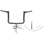 (image for) EZ Install Handlebar Kit Gloss Black 12" Rise
