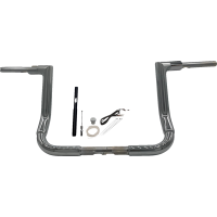 (image for) Fat Baggers Flat Top EZ Install Handlebar 12" Chrome