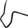 (image for) EZ Install 1 1/4" Round Top Handlebar Gloss Black 14" Rise