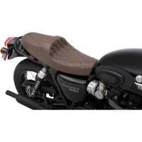 (image for) Predator III Seat - Double Diamond black stitch, brown