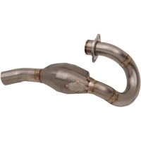 (image for) FMF Megabomb Titanium SX Head Pipe/Mid-Pipe - Kawasaki KX450X