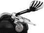 (image for) Skeleton Hand Mirrors, Black/chrome