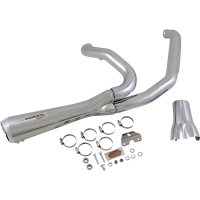 (image for) Short Road Rage 2-into-1 Exhaust System Chrome