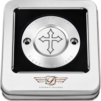 (image for) Timing Cover Mirror polished w/ cross