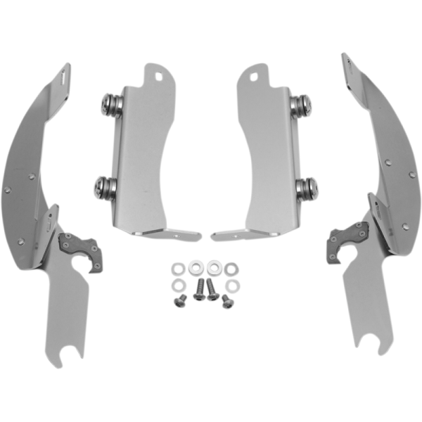 (image for) MEMPHIS SHADES METRIC Trigger-Lock Mount Kit Polished for Kawasaki VN1700 Vulcan Nomad/Classic/Classic LT 09-14