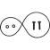 (image for) ProBeam Flat Bezel LED Turn Signal Inserts, Gloss Black Front