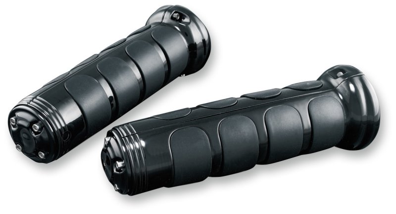(image for) Gloss Black ISO®-Grips for Honda GL1800 Gold Wing Heated Grips