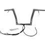 (image for) Fat Baggers Flat Top EZ Install Handlebar 12" Chrome
