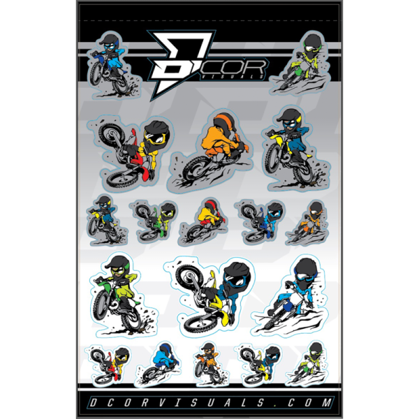 (image for) D'COR VISUALS MX Caricature Decal Sheet