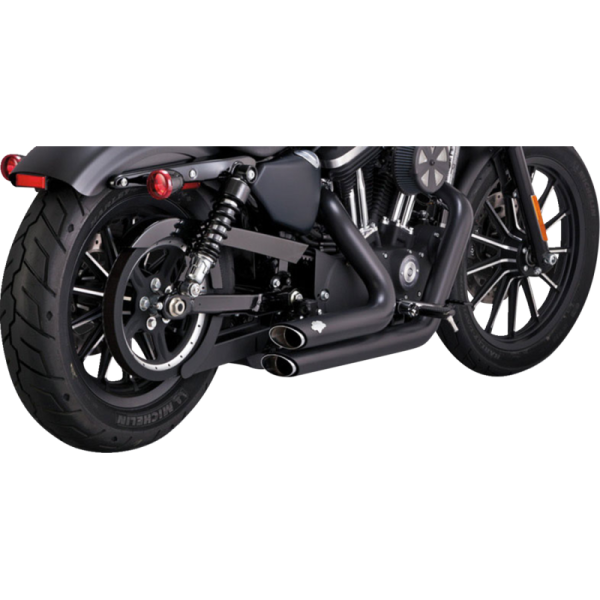 (image for) Vance & Hines Shortshots Staggered PCX Exhaust System Matte Black