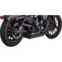(image for) Vance & Hines Shortshots Staggered PCX Exhaust System Matte Black