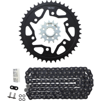 (image for) Vortex GFRS Steel Chain Kit (Black) for Yamaha FZ10 17