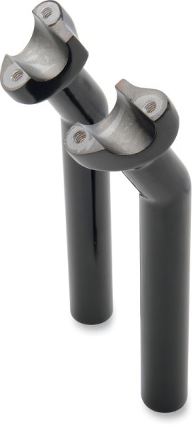 (image for) Drag Specialties Forged Aluminum Pullback Risers Black 8.5"